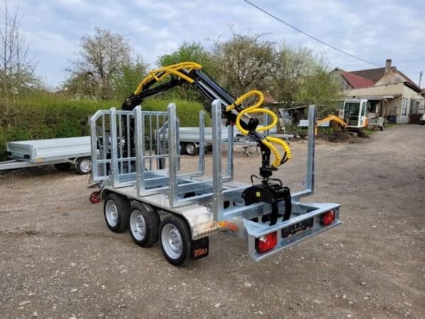 Remorque pour le transport de bois HT353017-K  Fendt