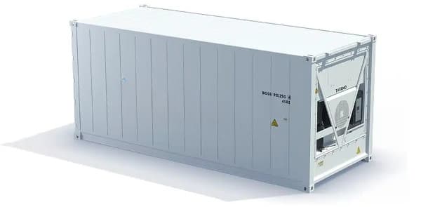 Container 20 pieds high cube isotherme
