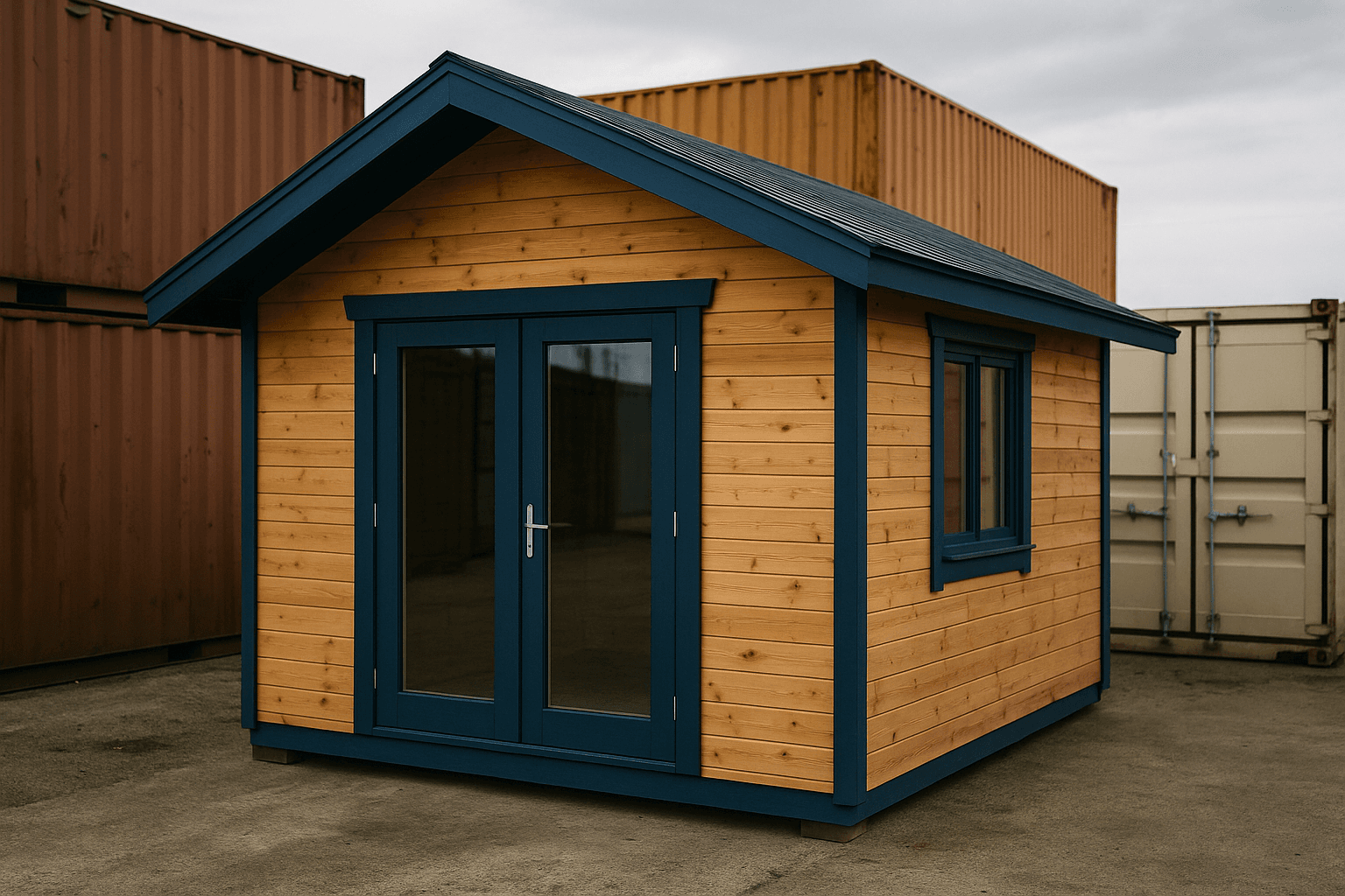 Holzchalet Cabanon Bleu: Nutzung, Umbau und Ausbaumöglichkeiten