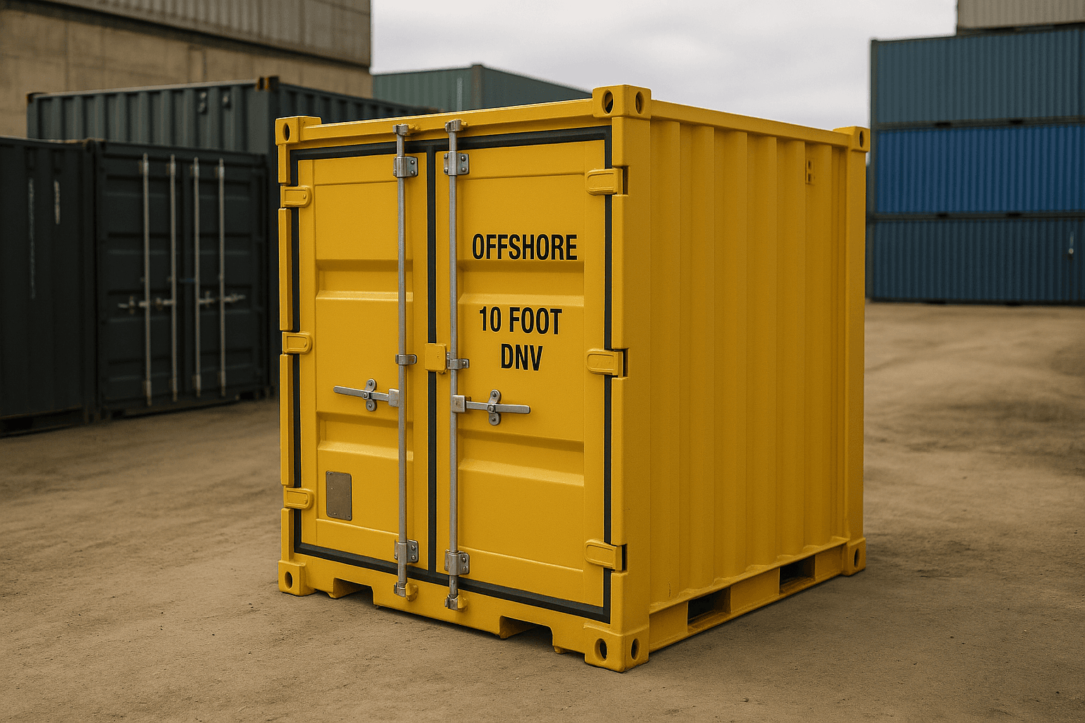 10-Fuß-Offshore-Container DNV: Nutzung, Umbau und Ausbau