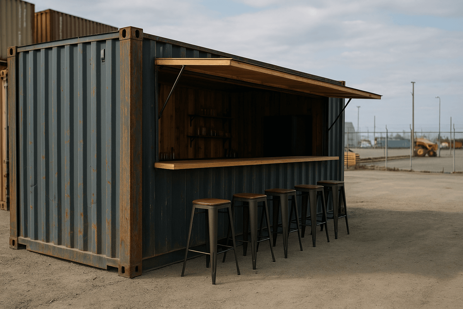Container Bar: Nutzung, Umbau und Ausstattungsmöglichkeiten