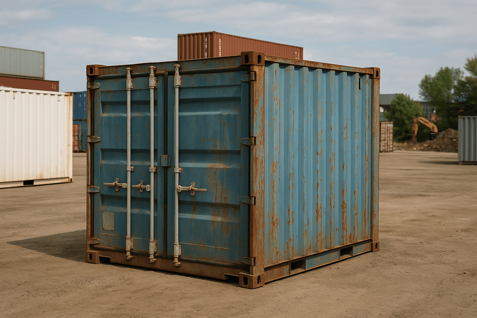 Gebrauchter 10-Fuß-Container: Nutzung, Umbau und Ausstattung