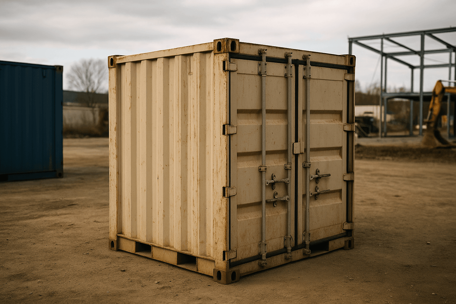 Gebrauchter 8-Fuß-Container: Nutzung, Umbau und Ausbau
