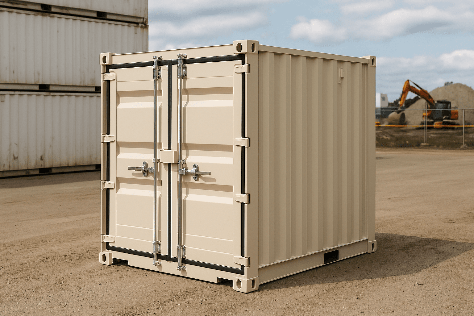 8-Fuß-Container neu (Erstfahrt): Nutzung, Umbau und Ausbaumöglichkeiten