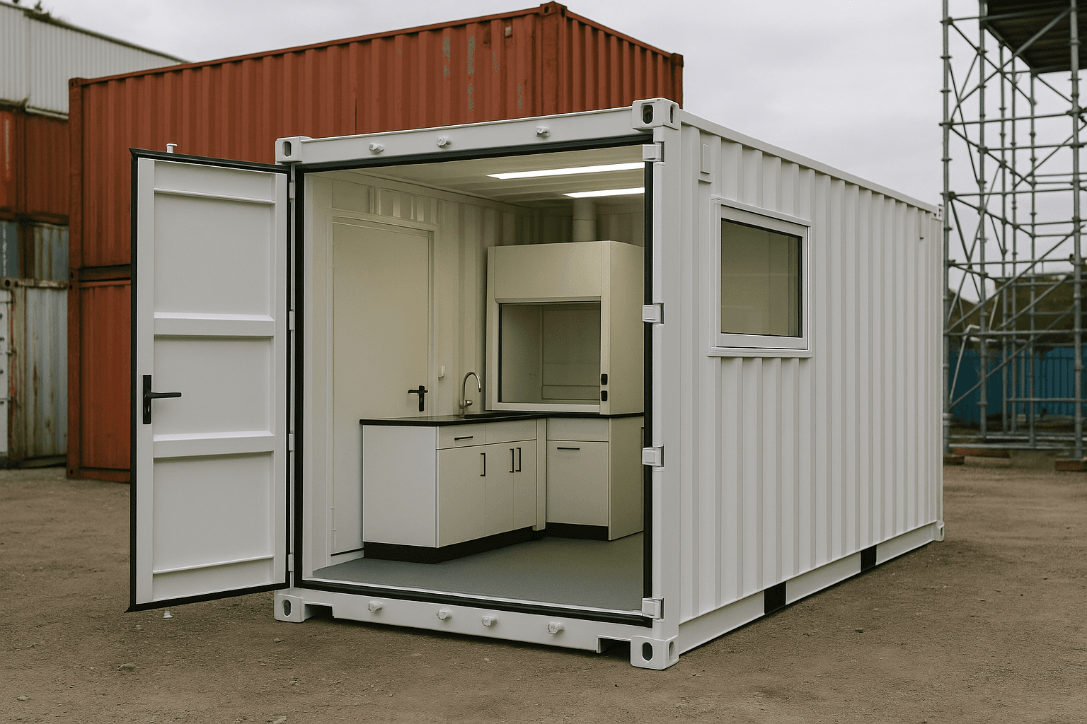 Modulare Laborcontainer-Shelter: Nutzung, Umbau und Ausstattung