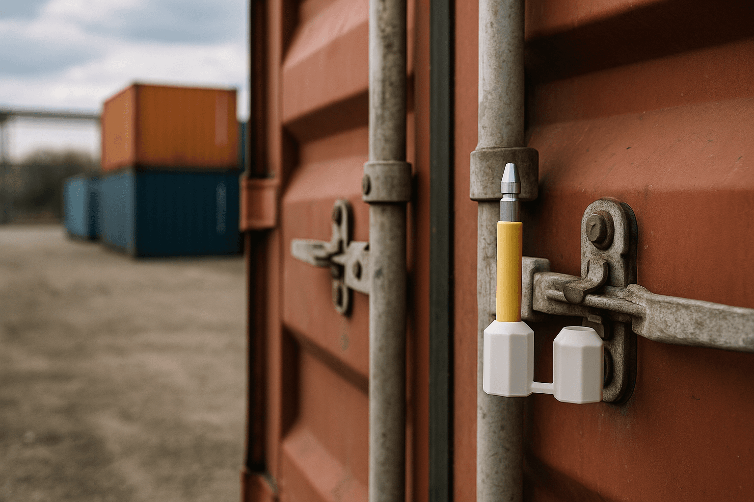 Hochsicherheitsplombe aus Stahl und ABS für Container: Verwendung, Umbau und Ausbau