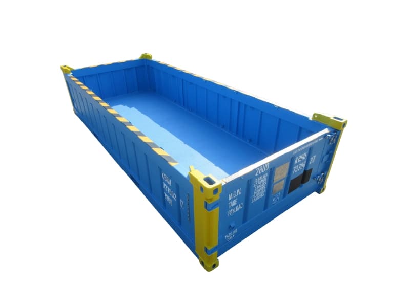Demi Container maritime 20 Pieds Offshore Open Top